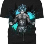 Goku Muscle Strength 3D T-Shirt, Dragon Ball Gift for Admirers