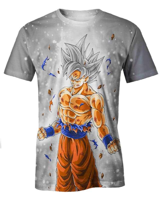 Goku Ultra instinct 3D T-Shirt, Dragon Ball Gift for Admirers - SecretTees