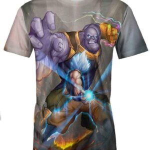 Goku vs Thanos 3D T-Shirt, Dragon Ball Gift for Admirers