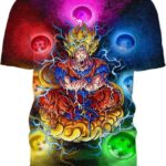 Goku Zen 3D T-Shirt, Dragon Ball Gift for Admirers