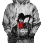 Haki Hegemony One Piece Anime Monkey D. Luffy Luffy Shirt 3D Hoodie, Perfect Gifts for One Piece Readers