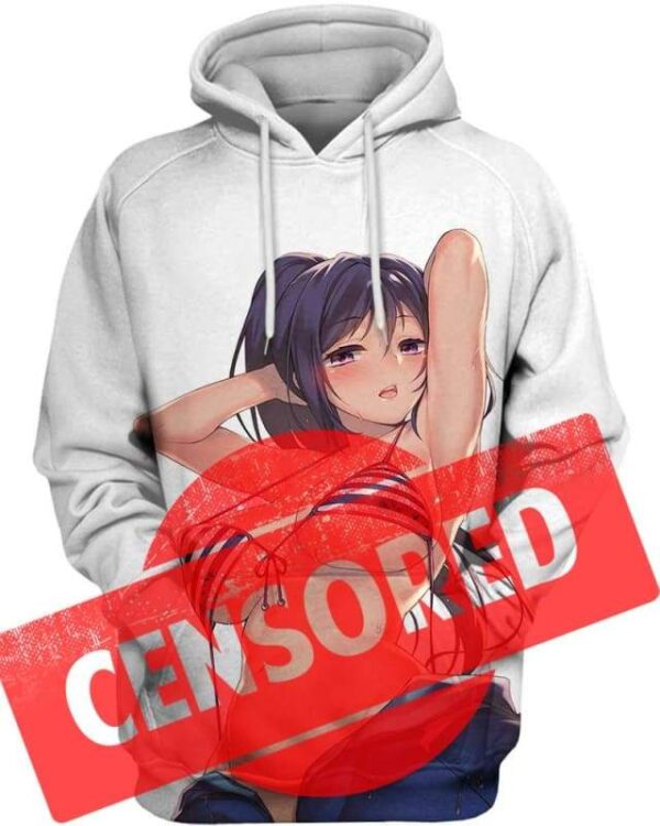 Hot Brown Skin 3D Hoodie, Hot Anime Chicks for Admirers