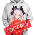 Hot Card 3D Hoodie, Hot Anime Chicks for Admirers