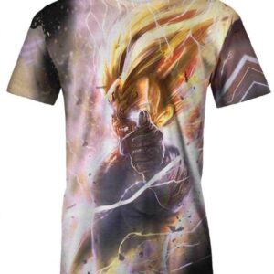 Infinite Power 3D T-Shirt, Dragon Ball Gift for Admirers