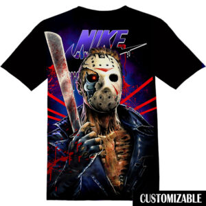 Customized Halloween Horror Friday the 13th Jason Voorhees Shirt