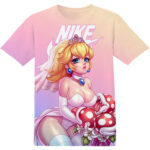 Customized Super Mario Princess Peach Kawaii Shirt