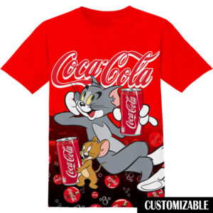 Customized Coca Cola Tom and Jerry Shirt