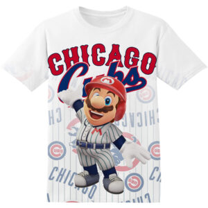 Customized MLB Chicago Cubs Super Mario Shirt