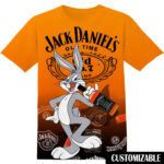 Customized Jack Daniels Bugs Bunny Shirt