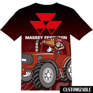 Customized Massey Ferguson Super Mario Shirt