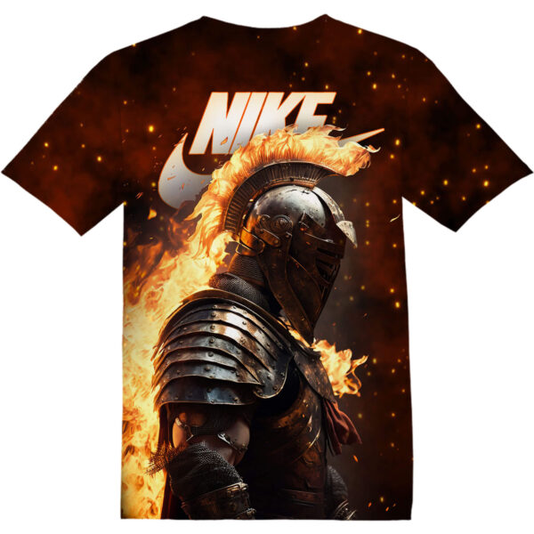 Customized Flaming Gladiator Roman warrior armor Shirt