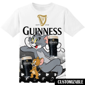 Customized Guinness Tom And Jerry Shirt