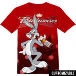 Customized Budweiser Bugs Bunny Shirt