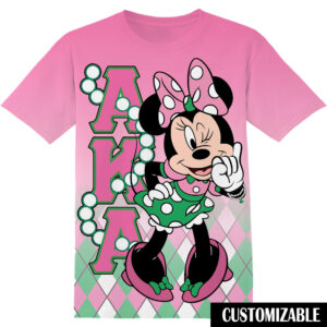 Customized Alpha Kappa Alpha Disney Minnie Shirt