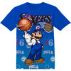 Customized NBA Boston Celtics Super Mario Shirt