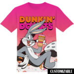 Customized Dunkin Donuts Bugs Bunny Shirt
