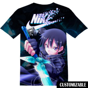 Customized Manga Sword Art Online Kirigaya Kazuto Shirt