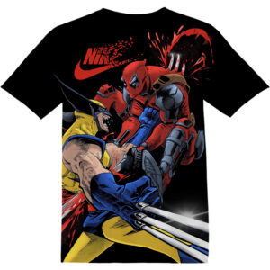 Customized Movie Gift Deadpool vs Wolverine Shirt