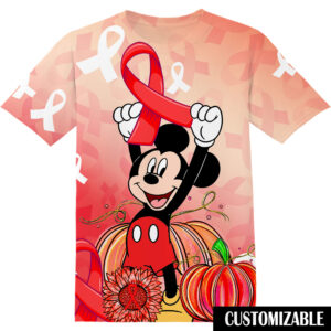 Customized Leukemia and Lymphoma Awareness Month Mickey Disney Shirt