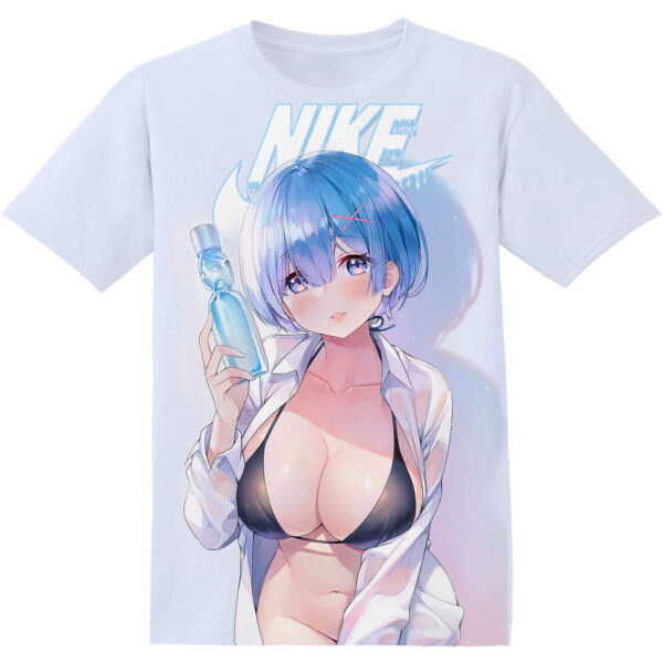 Customized Anime Gift Re Zero Rem Kawaii Shirt