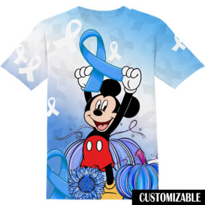 Customized Prostate Cancer Awareness Month Mickey Disney Shirt