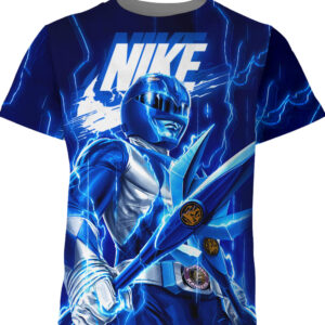 Customized Power Rangers Blue Ranger Shirt