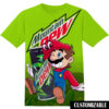 Customized Budweiser Super Mario Shirt