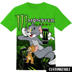 Customized Monster Energy Tom And Jerry Shirt