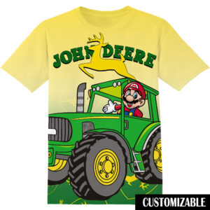 Customized John Deere Super Mario Shirt