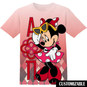 Customized Alpha Omicron Pi Disney Minnie Shirt