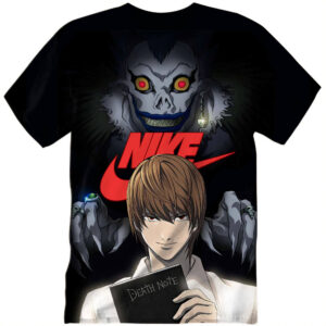 Customized Anime Gift Death Note Light and Ryuk Shirt