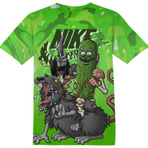 Customized Rick and Morty Pickle Rick Shirt