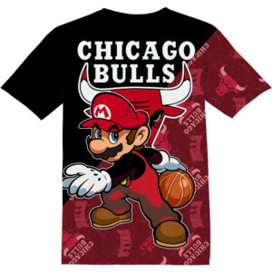 Customized NBA Chicago Bulls Super Mario Shirt