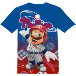 Customized MLB Philadelphia Phillies Super Mario Shirt