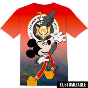 Customized Carnegie Mellon University Disney Mickey Shirt