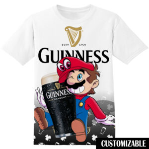 Customized Guinness Super Mario Shirt