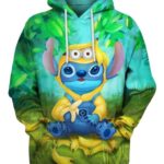 Peaceful Land Lilo and Stitch 3D Hoodie, Lilo and Stitch Shirts for Fan