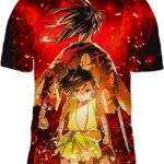 Lonesome Hyakkimaru 3D T-Shirt, Anime Character Gift for Fan