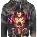 Luffy Gear 4 Luffy Shirt 3D Hoodie, Perfect Gifts for One Piece Readers