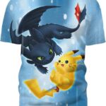 Magic Friendship 3D T-Shirt, How To Train Your Dragon Dragons