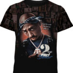 Customized Tupac Shakur Tshirt Album Cover Shirt
