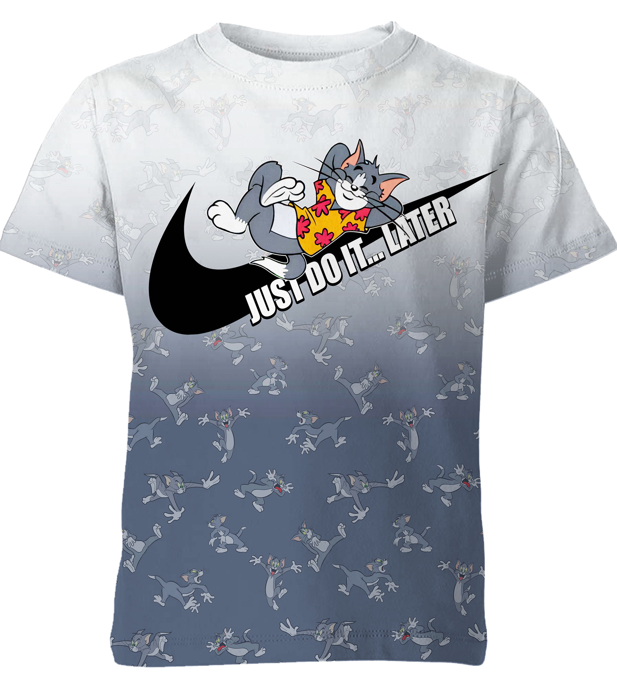 Customized Tom Cat Tom and Jerry Just Do It Later Shirt