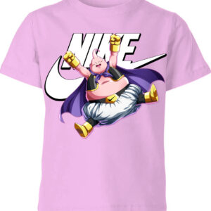 Customized Gift For Anime Lover Majin Buu Dragon Ball Pink Shirt
