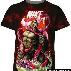 Customized King Kong vs Giant Octopus Kong Skull Island Shirt VA