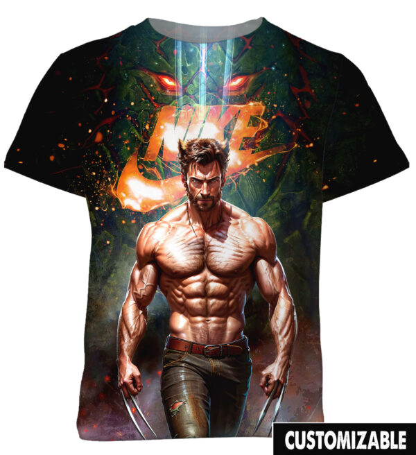 Customized Wolverine Hugh. J Marvel Shirt, Superheroes Wolverine Lovers Shirt