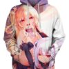 Nezuko In The Snow Forest 3D Hoodie, Cute Anime Sexy for Followers