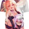 Naruto- Hinata Sculaccia 3D T-Shirt, Cute Anime Sexy for Followers