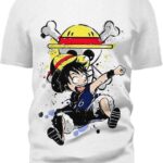 Naughty Luffy Luffy Shirt 3D T-Shirt, Creative One Piece Manga T Shirt