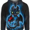 NightLight 3D Hoodie, How To Train Your Dragon