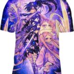 Nonesuch Hyakkimaru 3D T-Shirt, Anime Character Gift for Fan
